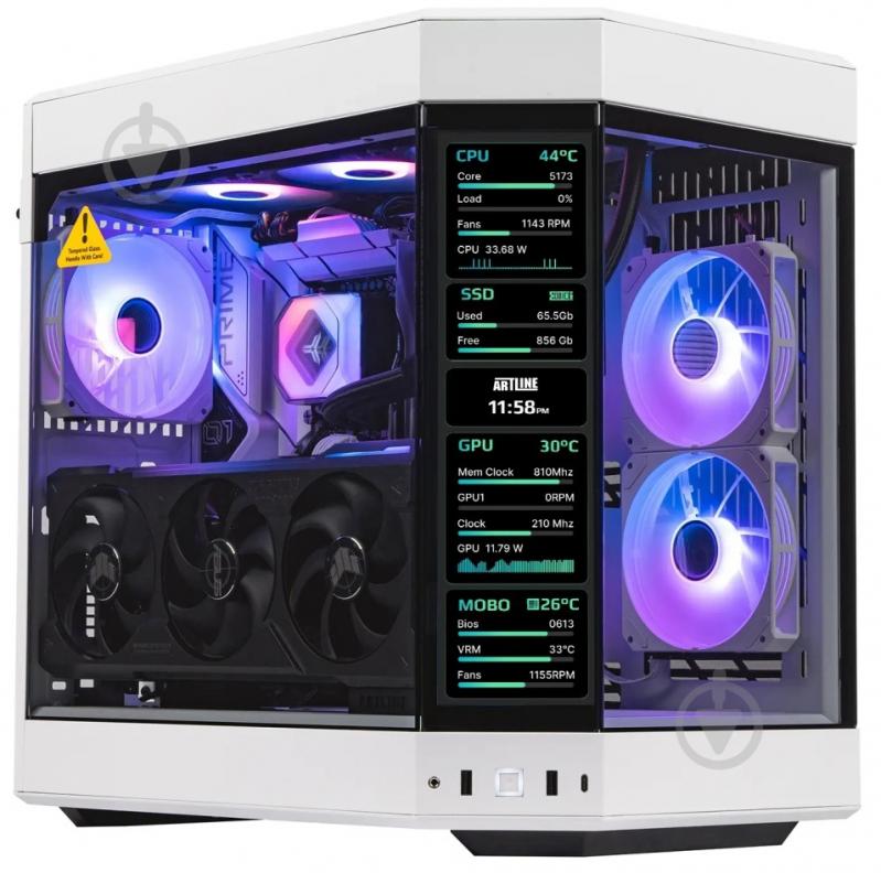 Компьютер Artline Gaming Y60WHITE (Y60Whitev34Win) white - фото 6