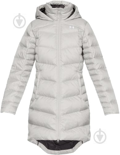 Пуховик жіночий Under Armour Down Sweater Parka- WARM 1323837-592 р.M сірий - фото 1