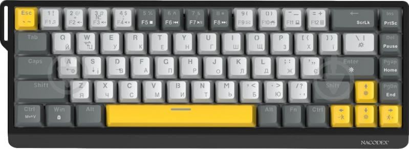 Клавиатура игровая Ajazz (NK68-V2-R-BGY) Red Switch - фото 2