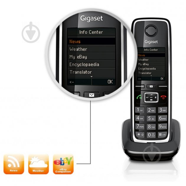 IP-телефон Gigaset C530A - фото 2