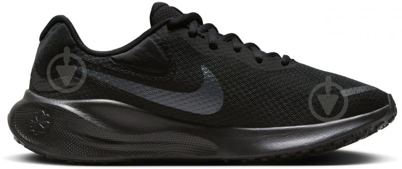 Кроссовки женские демисезонные Nike W REVOLUTION 7 FB2208-002 р.37,5 черные - фото 2