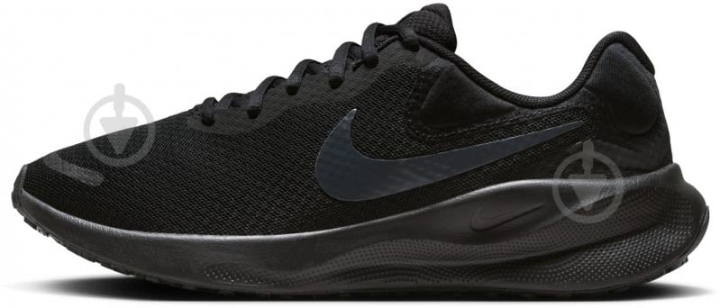 Кроссовки женские демисезонные Nike W REVOLUTION 7 FB2208-002 р.37,5 черные - фото 3