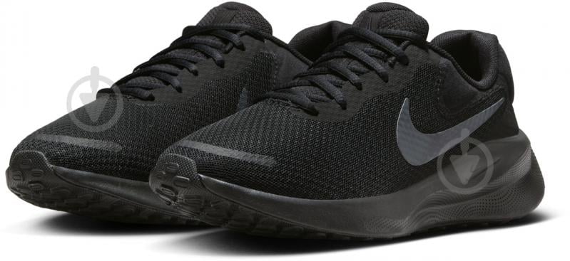 Кроссовки женские демисезонные Nike W REVOLUTION 7 FB2208-002 р.37,5 черные - фото 5