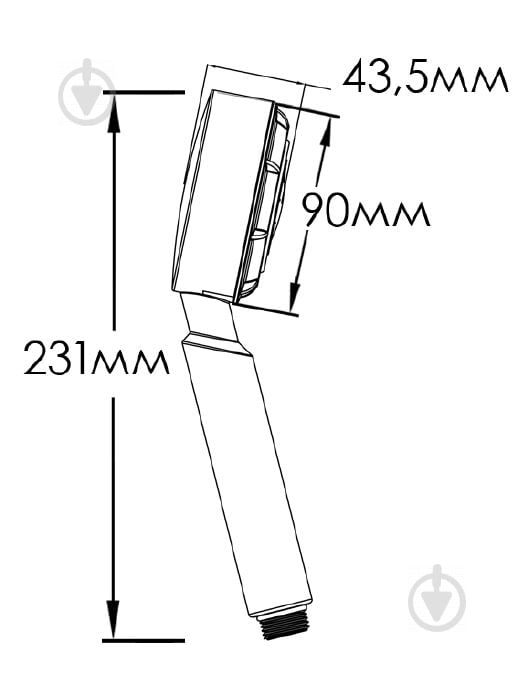 Лейка для душа Mixxen Карл LED МХАQ0158 - фото 2