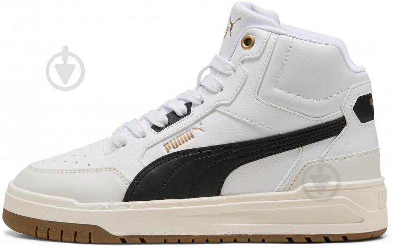 Кросівки для дівчаток демісезонні Puma Shuffle Downtown Mid Jr 40374304 р.38 білі - фото 1 Кросівки для дівчаток демісезонні Puma Shuffle Downtown Mid Jr 40374304 р.38 білі - фото 1