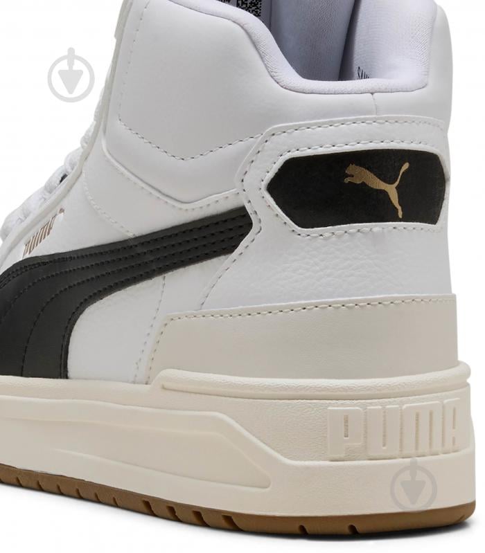 Кросівки для дівчаток демісезонні Puma Shuffle Downtown Mid Jr 40374304 р.38 білі - фото 4 Кросівки для дівчаток демісезонні Puma Shuffle Downtown Mid Jr 40374304 р.38 білі - фото 4