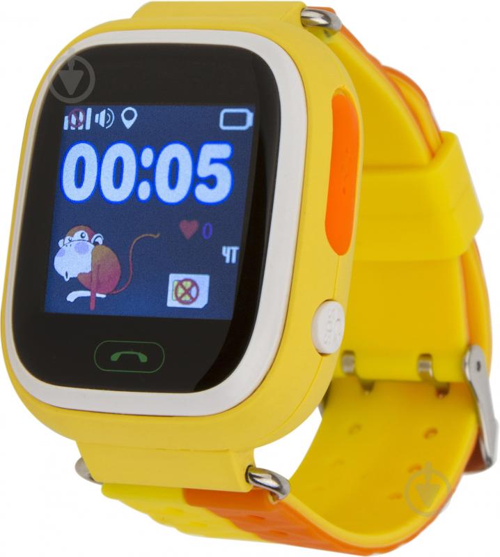 Смарт-часы Atrix Smart watch iQ400 Touch GPS yellow - фото 1