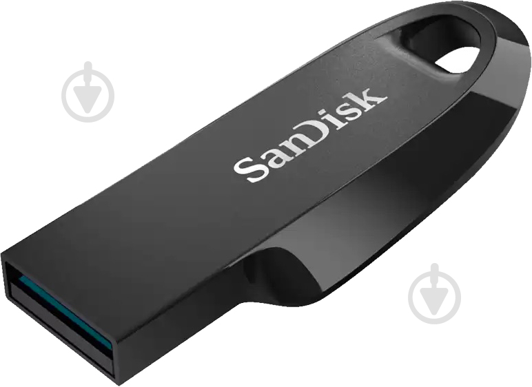 Накопичувач SanDisk Ultra Curve 128 ГБ USB 3.2 black (SDCZ550-128G-G46) - фото 2