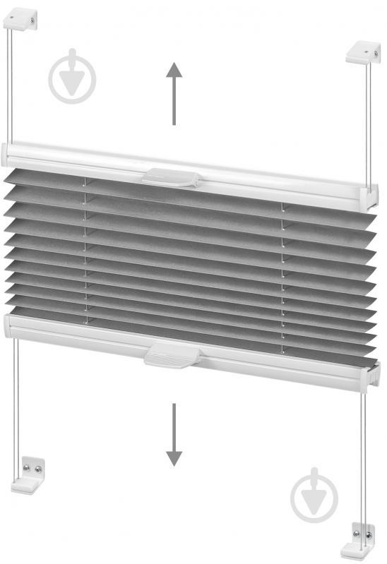 Штора-плиссе Rollotex ткань DUO ECORO 34х200 см Снежно-белый - фото 6