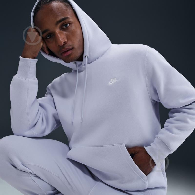 Джемпер Nike M NK CLUB BB PO HOODIE FN3859-057 р.2XL блакитний - фото 11 Джемпер Nike M NK CLUB BB PO HOODIE FN3859-057 р.2XL блакитний - фото 11