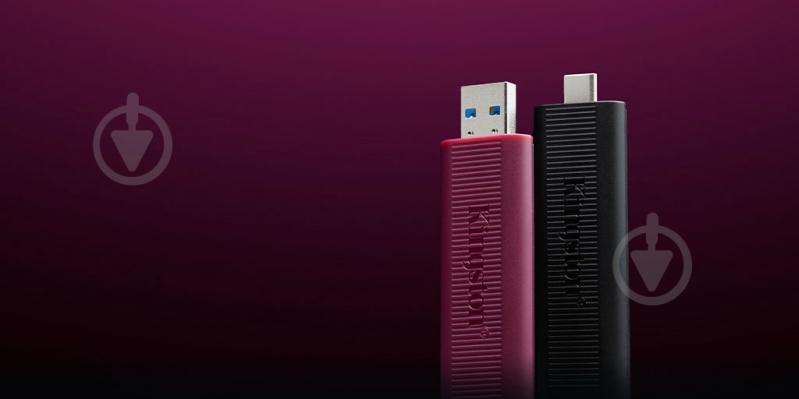 Накопитель Kingston DT Max Type-A 256 ГБ USB Type-C USB 3.2 red (DTMAXA/256GB) - фото 6