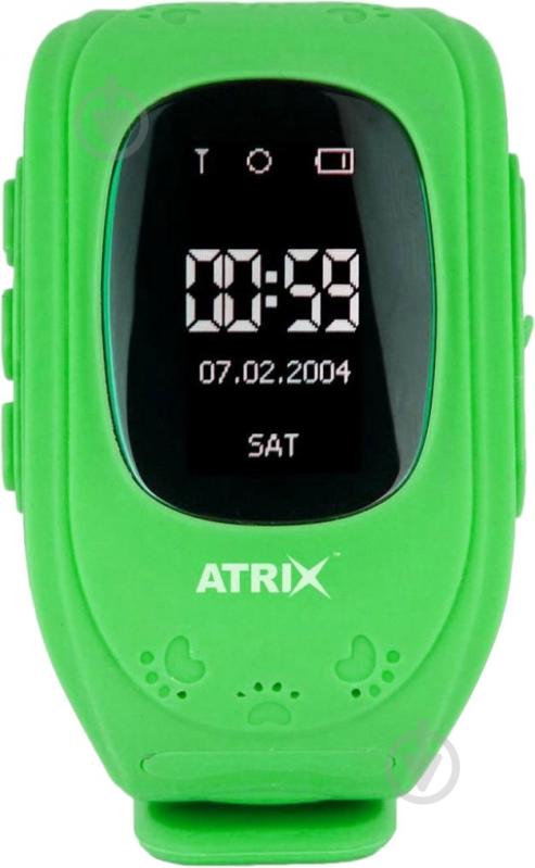 Смарт-часы Atrix Smart watch iQ300 GPS green - фото 1