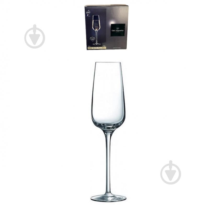 Набор бокалов для шампанского Chef&Sommelier Sublym 210 мл 6 шт. - фото 2 Набор бокалов для шампанского Chef&Sommelier Sublym 210 мл 6 шт. - фото 2