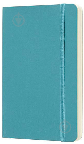 Книга для записей Classic 9 х 14 см нелинованный океанский синий мягкий	(QP613B35) Moleskine - фото 2