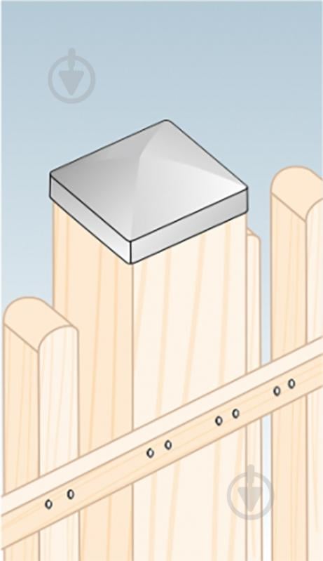 Колпак Domax для столба 90х90х1 мм DK90 - фото 3