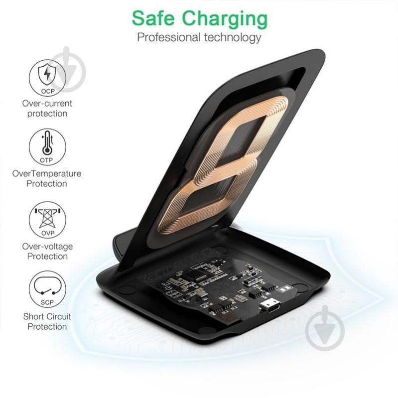 Зарядное устройство Choetech T555-F-BK - фото 8 Зарядное устройство Choetech T555-F-BK - фото 8