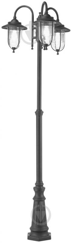 Фонарный столб Blitz E27 60 Вт IP44 черный 9100-63 - фото 1