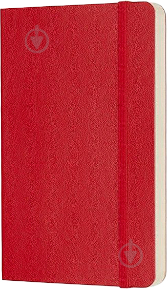 Книга для записей Classic 9 х 14 см нелинованный красный мягкий	(QP613F2) Moleskine - фото 2