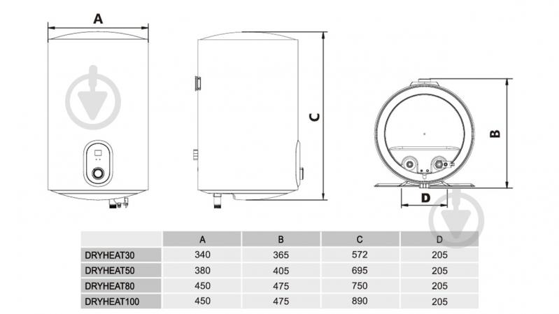 Бойлер Gorenje DRYHEAT30 - фото 3