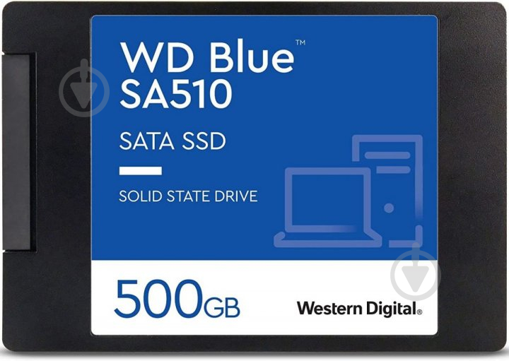 SSD-накопичувач Western Digital 500GB 2,5" SATA 3D TLC NAND (WDS500G3B0A) - фото 1