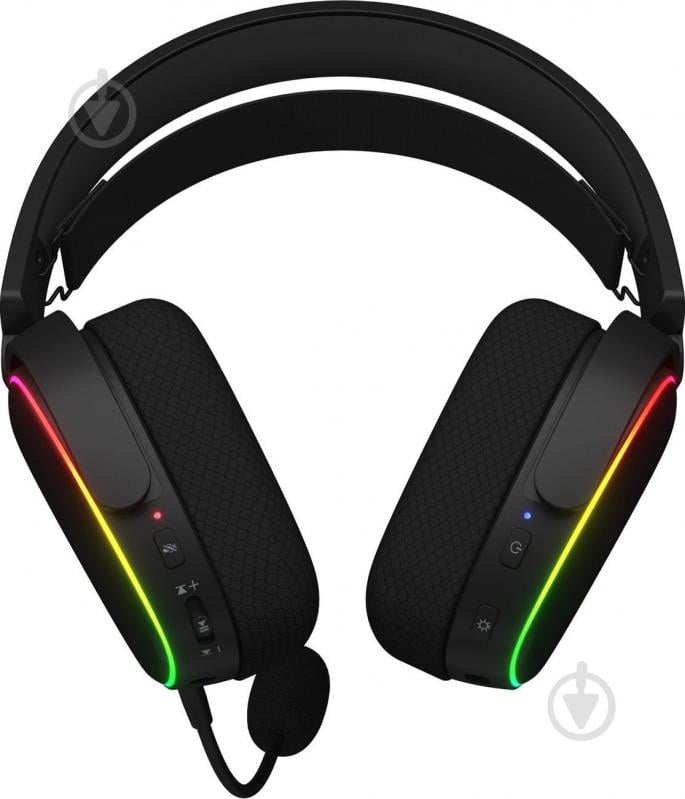 Гарнітура Hator Phoenix Wireless RGB Tri-mode black (HTA-870) - фото 4