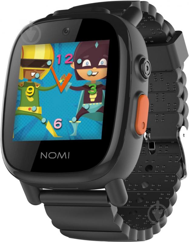 Смарт-часы Nomi Kids Heroes W2 black - фото 1