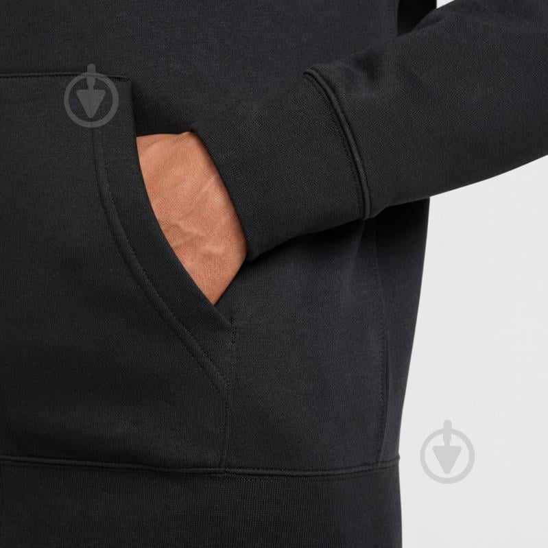 Джемпер Nike M NK CLUB BB FZ HOODIE FN3861-010 р.L чорний - фото 5