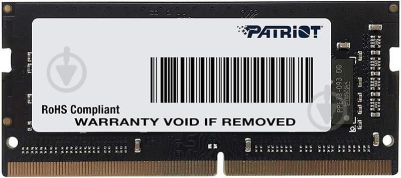 Оперативна пам'ять Patriot SODIMM DDR4 16 GB (1x16GB) 2666 MHz (PSD416G266681S) - фото 1