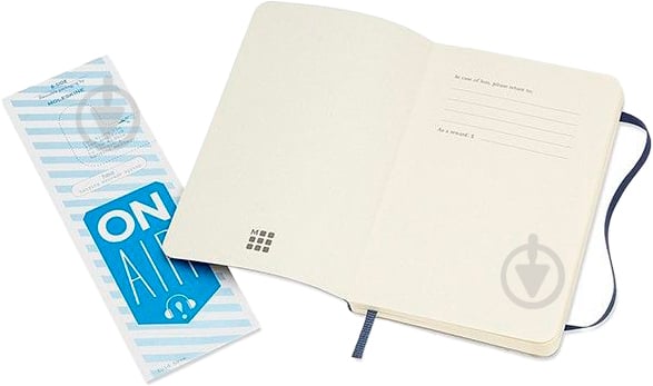 Книга для нотаток Classic 9 х 14 см точка сапфір м'який (QP614B20) Moleskine - фото 3