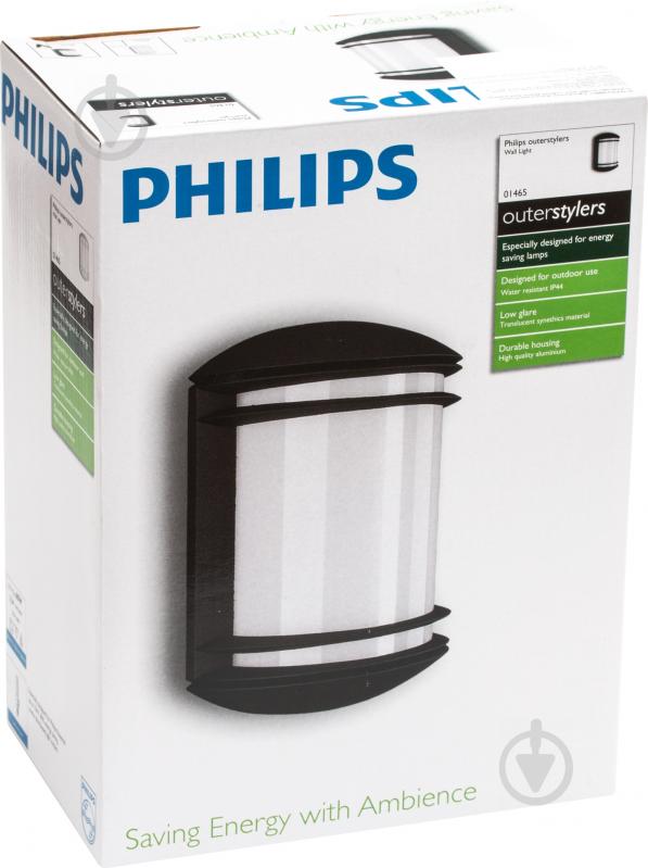 Світильник садовий Philips myGarden 01465 E27 60 Вт IP44 чорний 915002238601 - фото 3