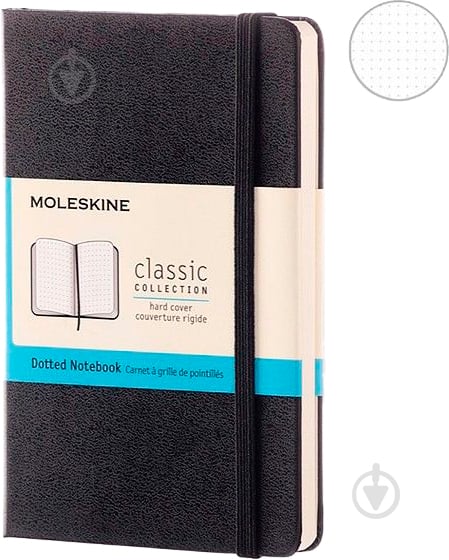 Книга для записей Classic 9 х 14 см точка черный	(MM713) Moleskine - фото 1