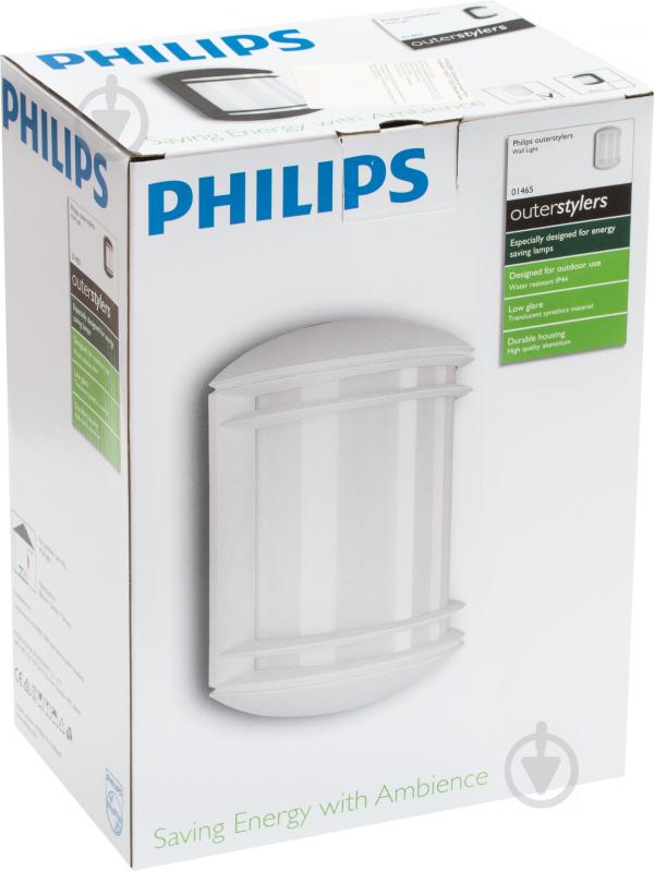 Світильник садовий Philips myGarden 01465 E27 60 Вт IP44 білий 915002238701 - фото 3