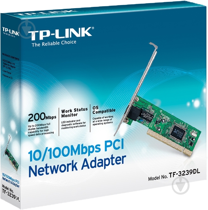 Мережева карта TP-LINK TF-3239DL - фото 2 Мережева карта TP-LINK TF-3239DL - фото 2