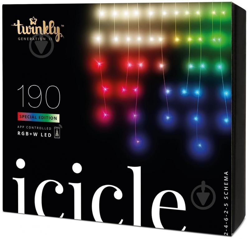 Гірлянда світлодіодна Twinkly TWI190SPP-T RGB 5 м - фото 1