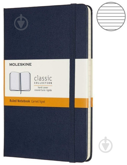 Блокнот линия 11,5 х 18 см QP050B20 сапфир Moleskine - фото 1