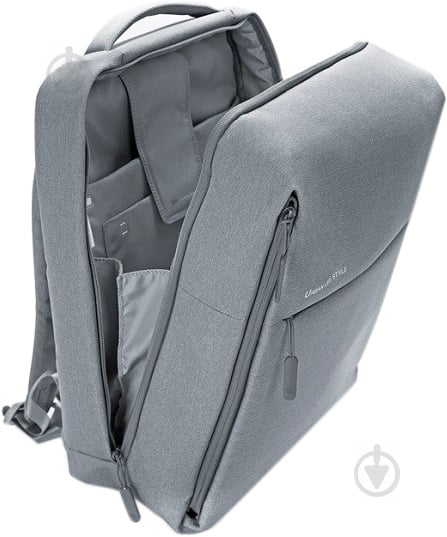 Рюкзак Xiaomi minimalist urban Backpack Light Gray - фото 2