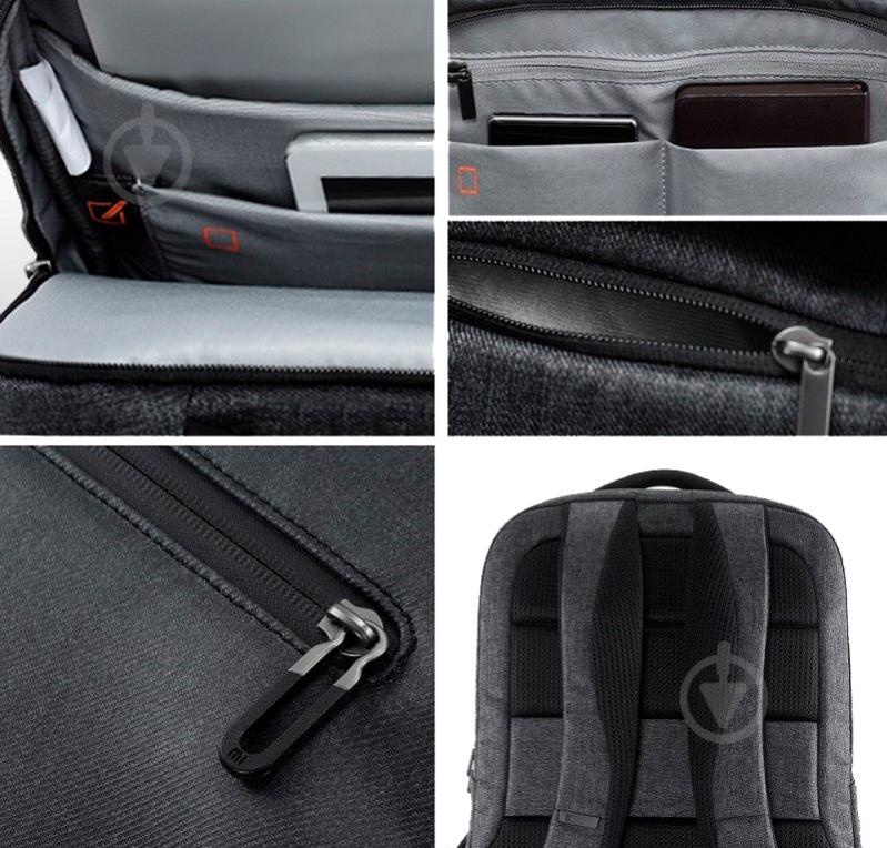 Рюкзак Xiaomi business multi-functional shoulder bag Black - фото 7