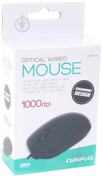 Мышь Omega OM07VB black - фото 3