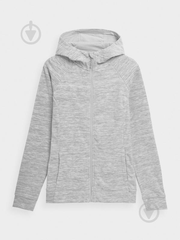 Джемпер 4F 4FSS23TFLEF050-27M р. M серый - фото 2 Джемпер 4F 4FSS23TFLEF050-27M р. M серый - фото 2