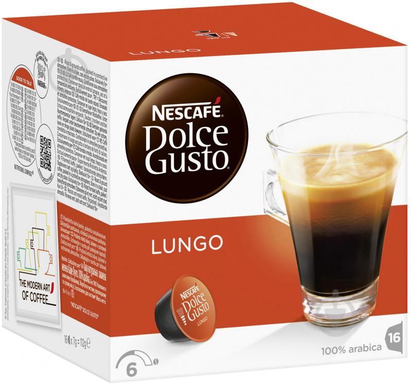 ᐉ Кофе молотый Nescafe Dolce Gusto Lungo 112 г 5219842 • Купить в Киеве ...