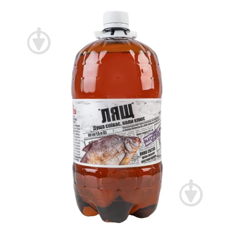 Пиво Полтава Лещ светлое 1,5 л - фото 1