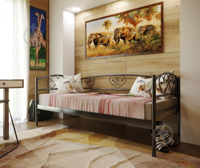 Кровать Джулиа Софа 90x200 см коричневый - фото 2