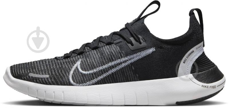 Кроссовки женские демисезонные Nike W FREE RN FK NEXT NATURE DX6482-002 р.38 черно-белые - фото 3