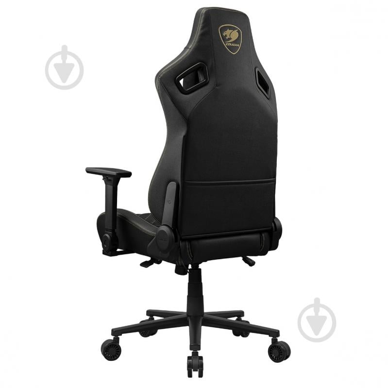 Кресло игровое Cougar Defensor Gold F черный - фото 6