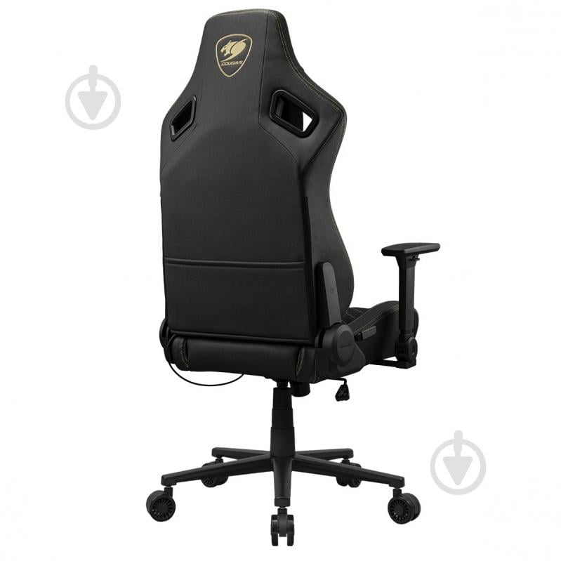 Кресло игровое Cougar Defensor Gold F черный - фото 7