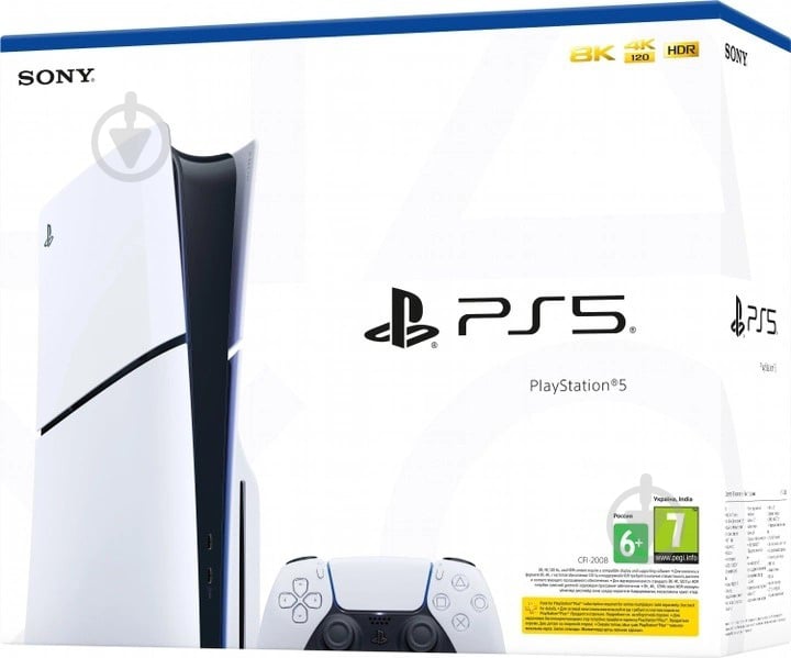 Игровая консоль Sony PlayStation 5 Slim Blu-ray (CFI-2016 A01Y) white - фото 2