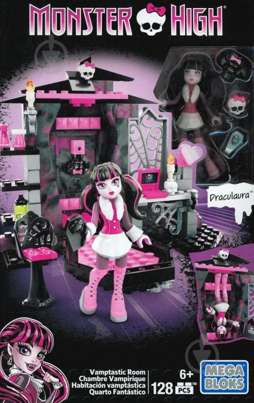 Конструктор Mega Bloks Monster High Комната Дракулоры CNF80 - фото 4