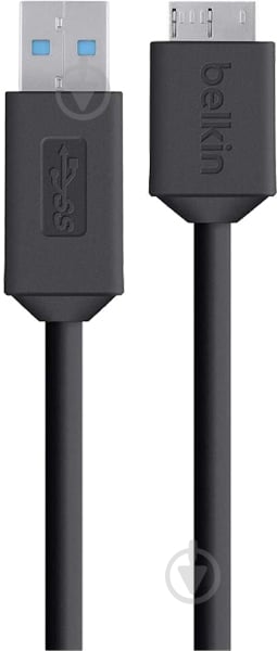 Кабель Belkin USB-A - Micro-B 5Gbps 0,9 м чорний (F3U166BT0.9M) - фото 1