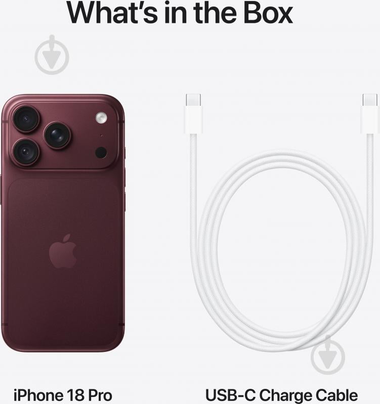 Смартфон Apple iPhone 18 Pro 256GB burgundy (MJRR4AF/A) - фото 3 Смартфон Apple iPhone 18 Pro 256GB burgundy (MJRR4AF/A) - фото 3