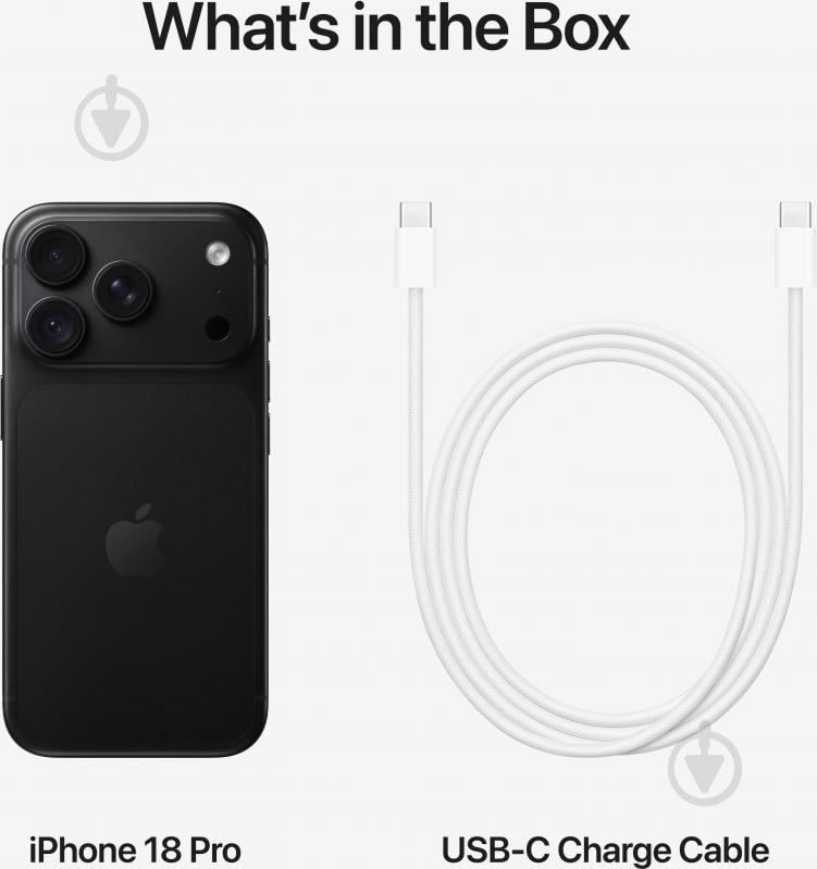 Смартфон Apple iPhone 18 Pro 1TB Black (MJRY4AF/A) - фото 9